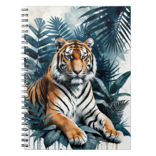 Caderno Espiral Tigre Diário para notebook