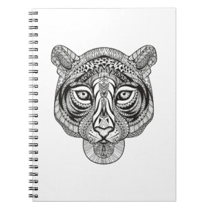 Caderno Espiral Tigre do estilo