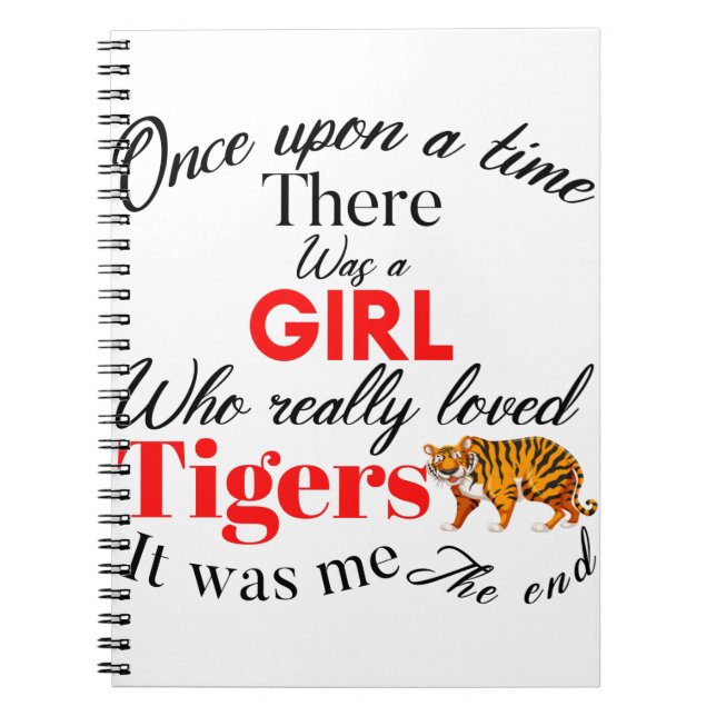 Caderno Espiral tigres (Frente)