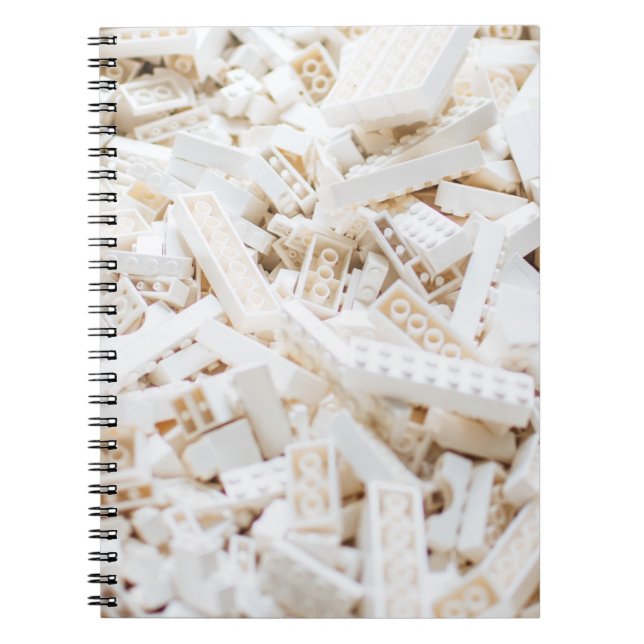 Caderno Espiral tijolos brancos (Frente)
