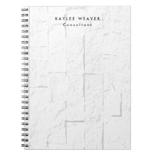 Caderno Espiral Tijolos de Parede Minimalistas Sofisticados Profis
