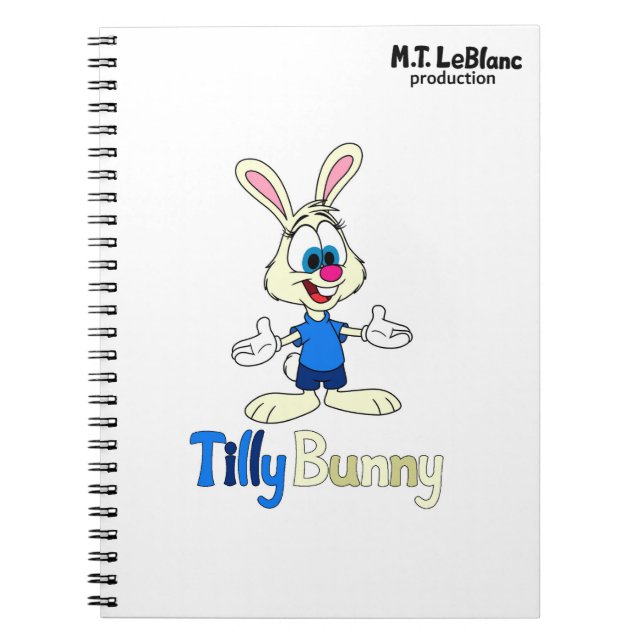 Caderno Espiral Tilly Bunny  (Frente)