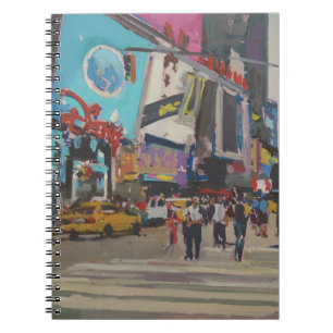 Caderno Espiral Times Square 2012