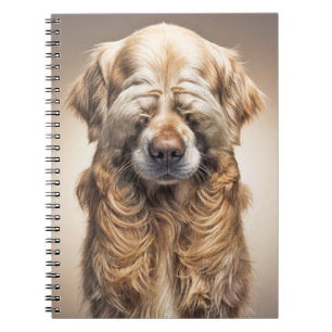 Caderno Espiral Tímido Ouro Retriever