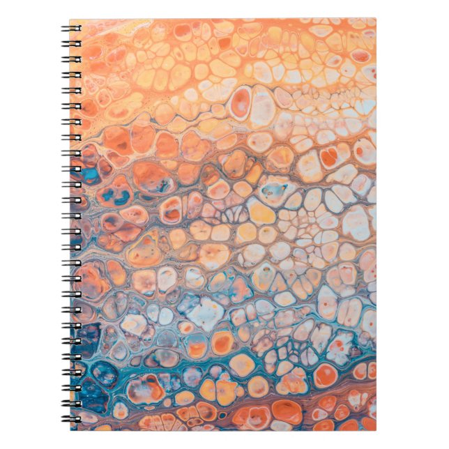 Caderno Espiral Tinta acrílica (Frente)