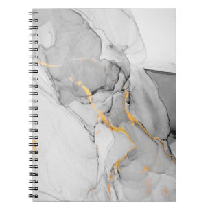 Caderno Espiral Tinta, tinta, abstrato. Feche a pintura. Col