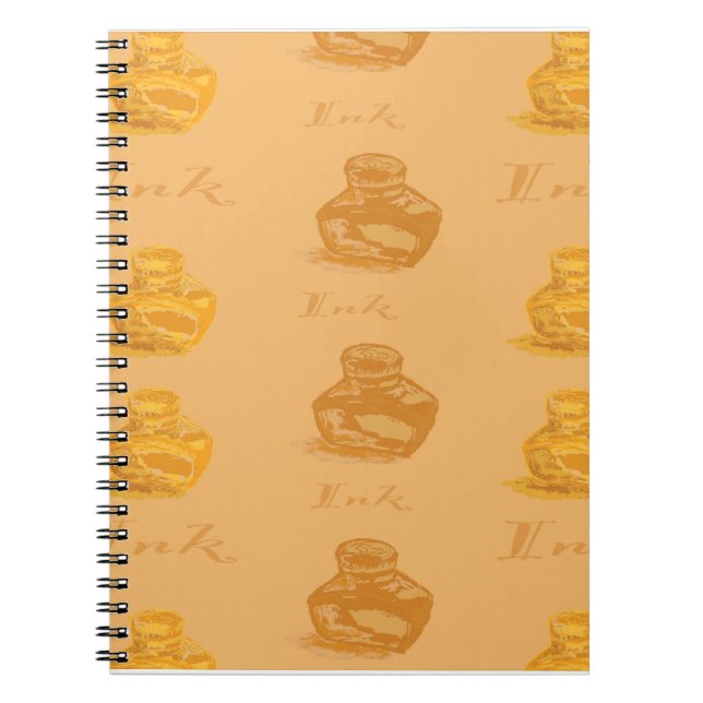 Caderno Espiral Tinteiros Sépia (Frente)