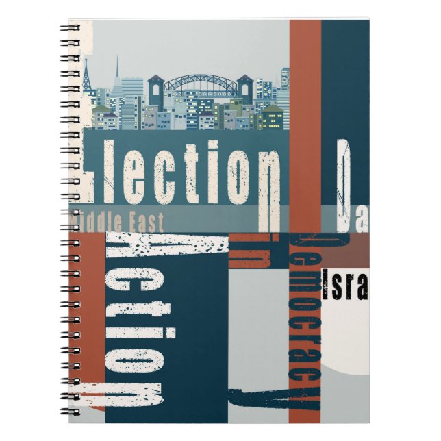 Caderno Espiral Tipografia, (Frente)