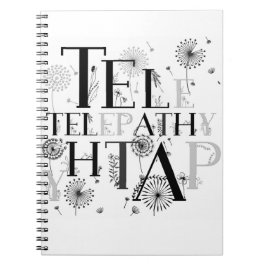 Caderno Espiral Tipografia