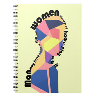 Caderno Espiral Tipografia