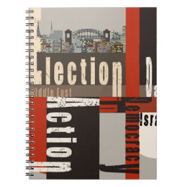 Caderno Espiral Tipografia