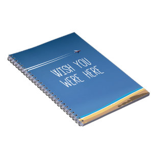 Caderno Espiral Tíquetes de viagens vintage