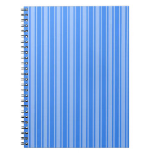 Caderno Espiral Tiras de doces azuis