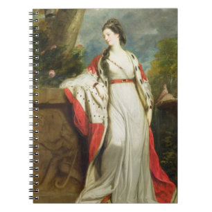 Caderno Espiral Tiro de Elizabeth, duquesa de Hamilton e duquesa