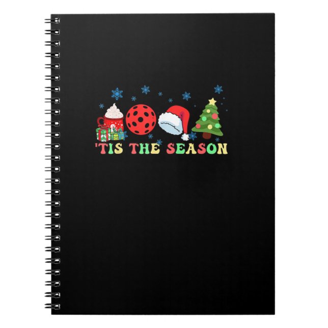 Caderno Espiral Tis The Season For Pickleball Iii Modern Aesthetic (Frente)