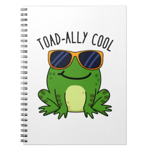 Caderno Espiral Toad Pun Engraçado Legal