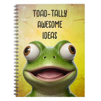 Caderno Espiral ToadTally Incrível