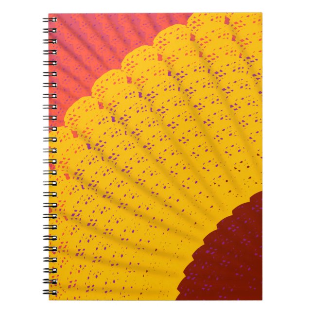 Caderno Espiral Toalhinha, Leque  (Frente)