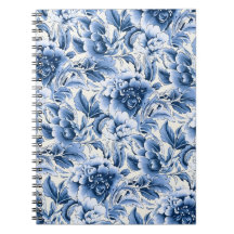 Toile francesa & toile de Jouy. Azul.