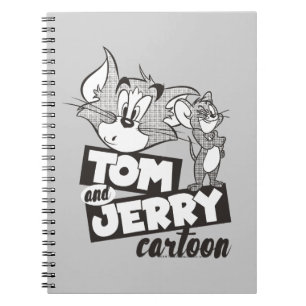 Caderno Espiral Tom E Jerry Cartoon Tom E Jerry