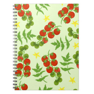 Caderno Espiral Tomate Tango: Impressão de vegetais venenosos