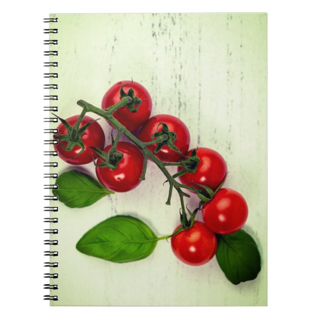 Caderno Espiral Tomates na Vinha (Frente)