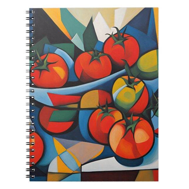 Caderno Espiral Tomato Modern Art Notebook (Frente)