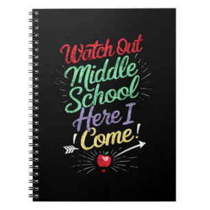 Caderno Espiral Tome Cuidado Colégio Aqui Vou Eu Escola