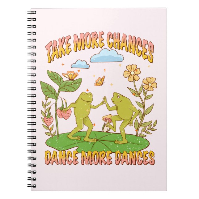 Caderno Espiral Tome Mais Chances, Dance Mais Danças (Frente)