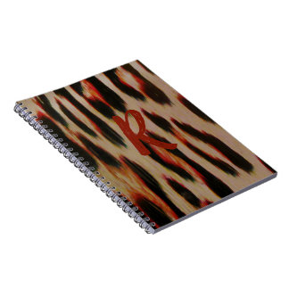 Caderno Espiral Tonalidade Vermelha Leopardo