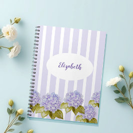 Caderno Espiral Tonalidades de Hortênsia Violeta Azul