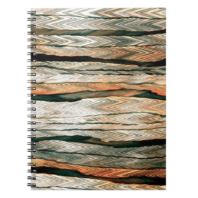Caderno Espiral tons pastel abstrato cor neutra geo tingido (Frente)