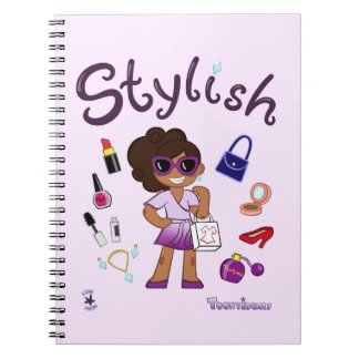 Caderno Espiral TOONVIDUALS Garota Fashion 1