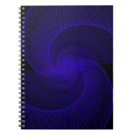 Caderno Espiral Top Down Dual Funnel Geometric Spiral Notebook