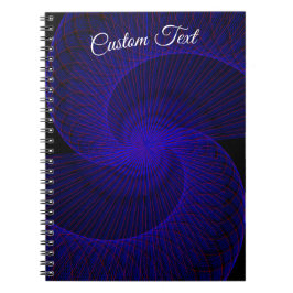 Caderno Espiral Top Down Dual Funnel Geometric Spiral Notebook