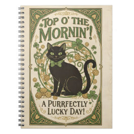 Caderno Espiral Top O' The Morning - St. Patrick's Day Notebook