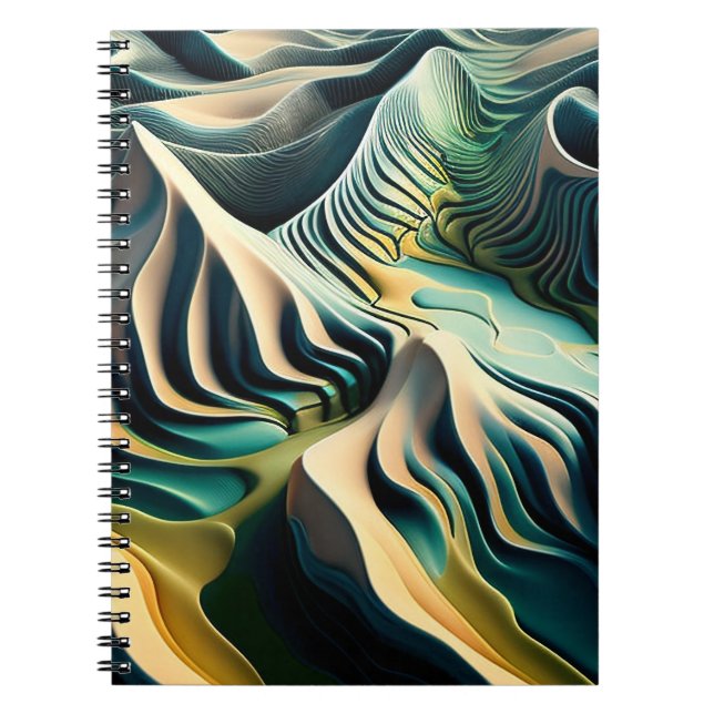 Caderno Espiral Topographic Currents (Frente)