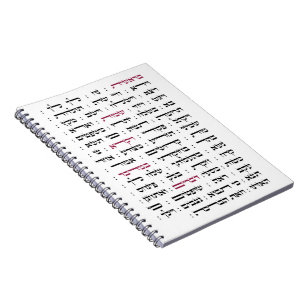 Caderno Espiral Torah Parshiot Parshas Leituras Semanais em Hebrai