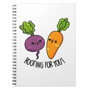 Caderno Espiral Torando por Você Piada Divertida de Legume 