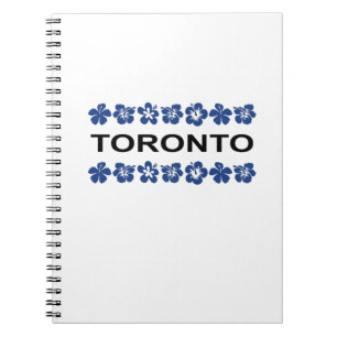Caderno Espiral Toronto Aloha Bandas Cor Azul-Claro