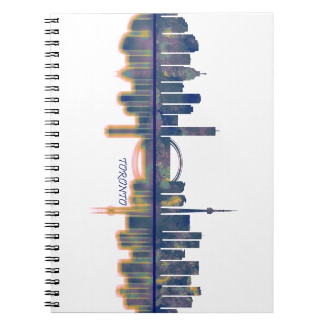 Caderno Espiral Toronto Skyline (Frente)