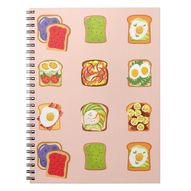Caderno Espiral Torrada de Brunch (Frente)