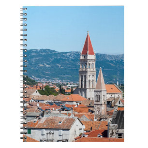 Caderno Espiral Torre catedral de Trogir - Dalmácia, Croácia