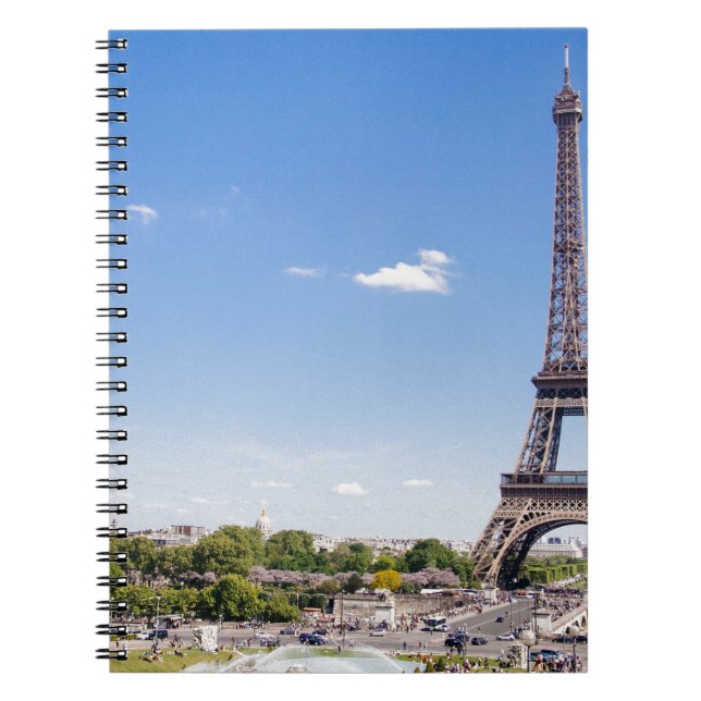 Caderno Espiral torre de eiffel (Frente)