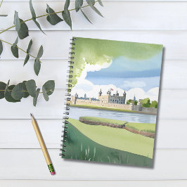 Caderno Espiral Torre de Londres | Paisagem em Aquarela do Reino U