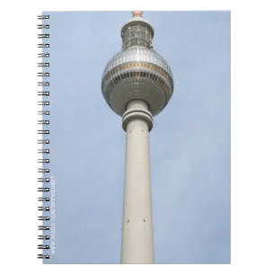 Caderno Espiral Torre de Televisão de Berlim