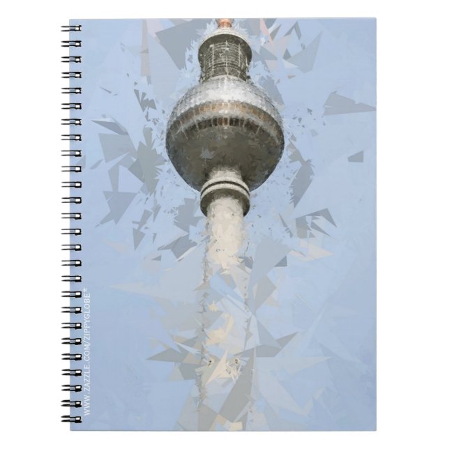 Caderno Espiral Torre de TV Berlim (Frente)