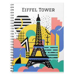 Caderno Espiral Torre Eiffel