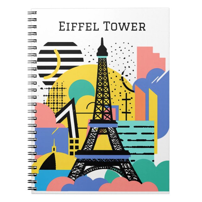 Caderno Espiral Torre Eiffel (Frente)