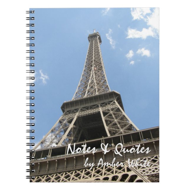 Caderno Espiral Torre Eiffel (Frente)